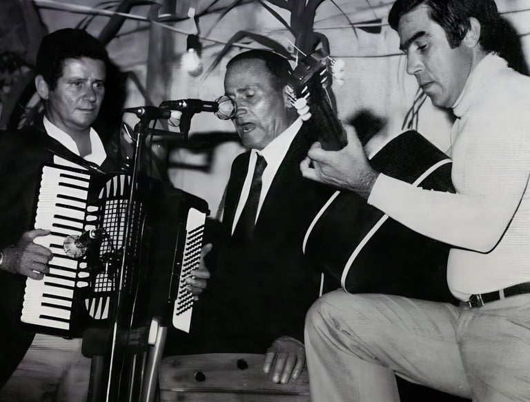 Tonino Canu in gara