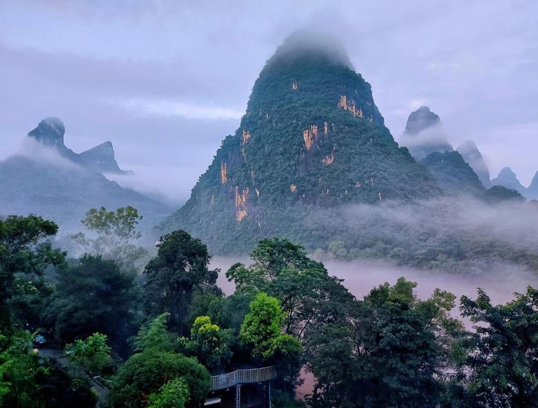 The Yangshuo Li River Resort is your peaceful retreat in the Guilin region