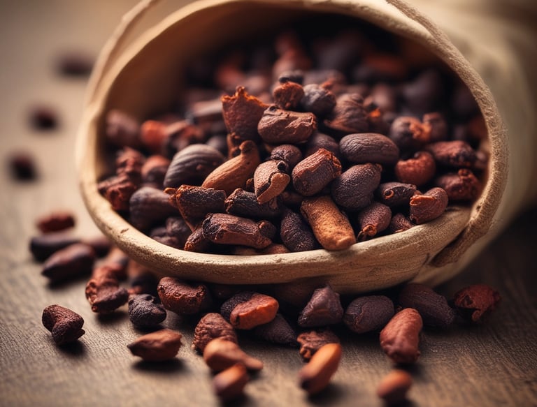 A collection of wellness products is displayed, including a brown glass dropper bottle with a blue label, jars with cream-colored labels, a small bowl with powder, and several capsules scattered on a light surface. Packaging with minimalist design features the brand 'beam' and labels such as 'clarity,' 'the fixer,' and 'revive.'