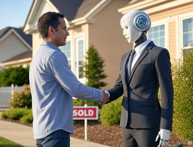a man in a suit and a robot suit
