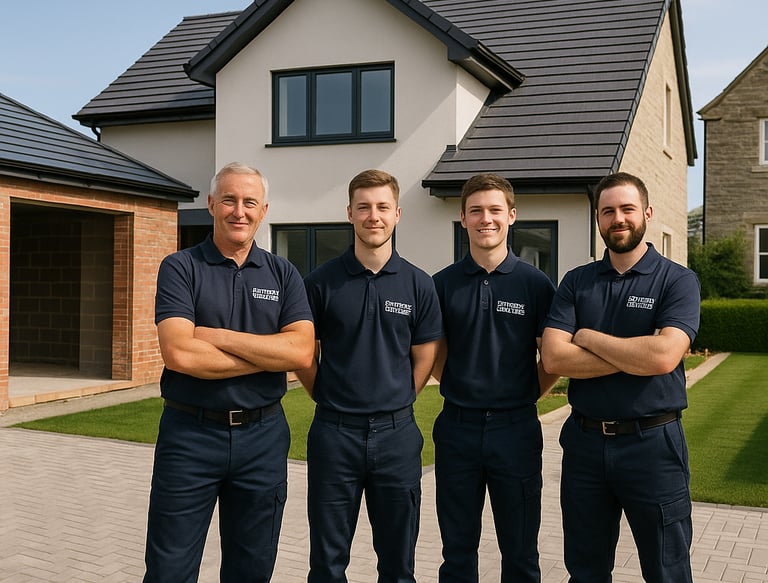 The Morpeth Builders team of qualified and top quality builders.