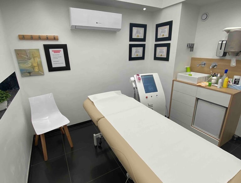Cabine traitement épilation définitive laser