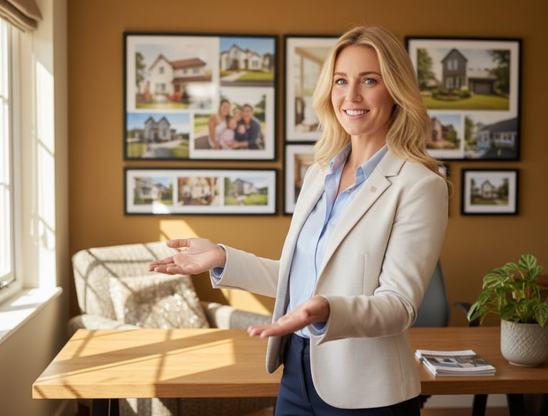 Businesswoman estate agent
