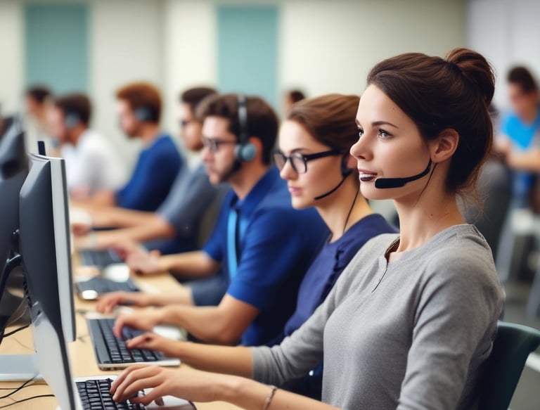 A group of diverse people attending a workshop on internet safety.