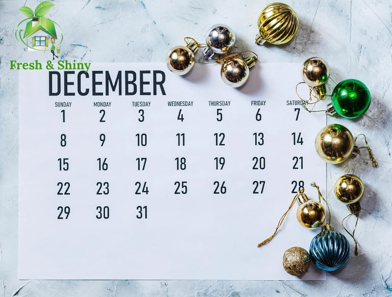 “Fresh & Shiny Cleaning Services December deep cleaning special for homes in Ajax, Pickering, Whitby, Oshawa, and Courtice”