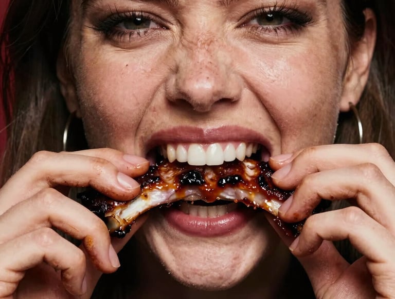 Cozy family-run Surinamese BBQ restaurant interior with warm lighting and rustic decor.