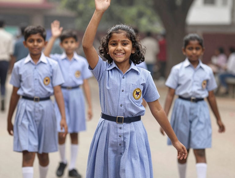 Close-up of Wonder Wings school kit materials showing fine stitching and vibrant colors.