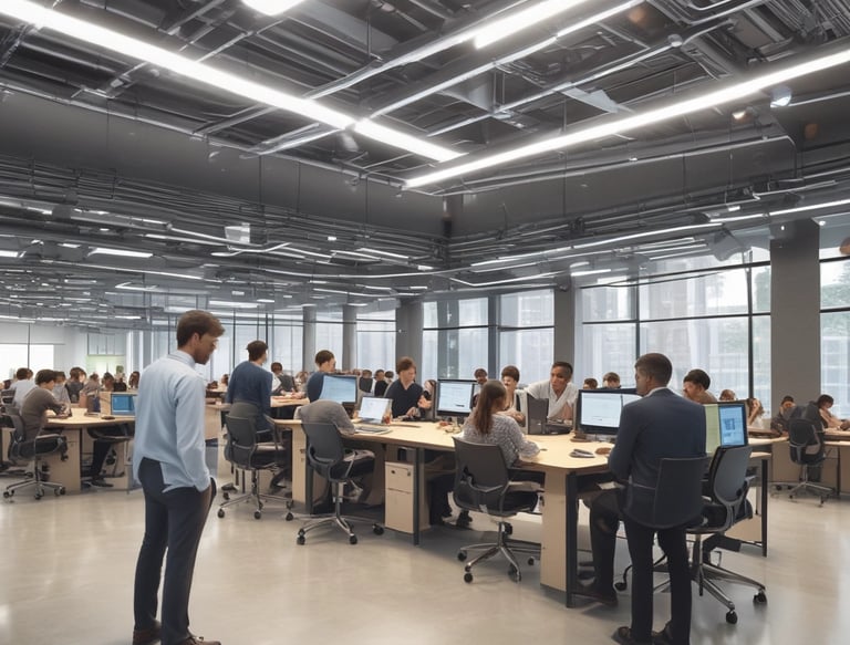 a group of business people sitting around a table
