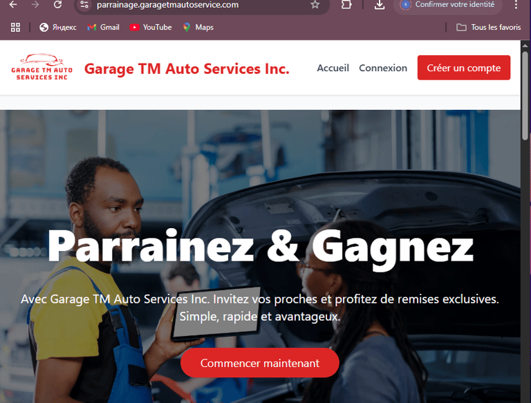 Projet de réalisation d'une application web