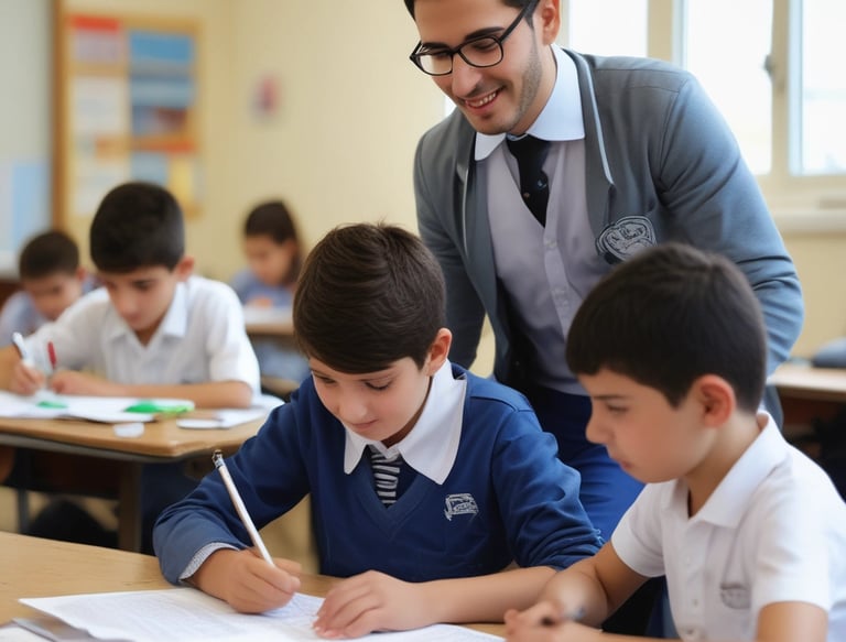 A group of experienced tutors engaging with students online.