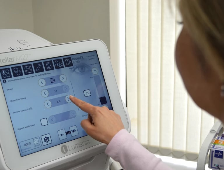 Advanced IPL machine at Ariana Esthetic Edmonton