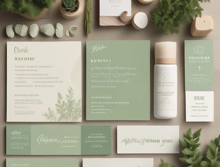 A collection of handmade wellness goods displayed beautifully.