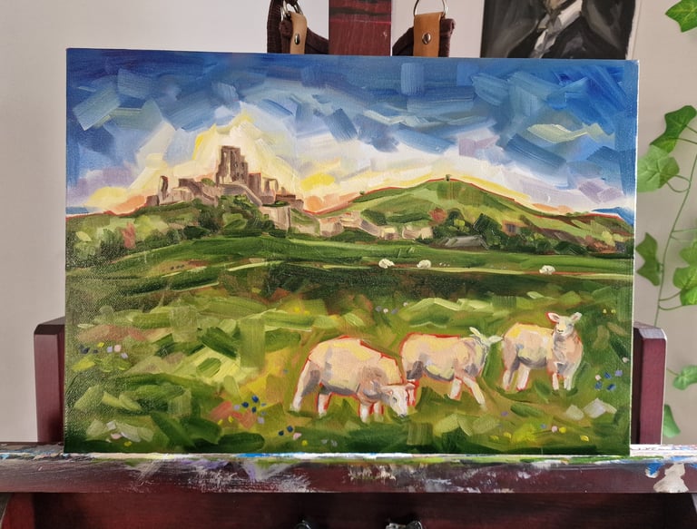 landscape paintings, buy art Dorset, buy art Poole, local artist Poole, animal artist, art collector