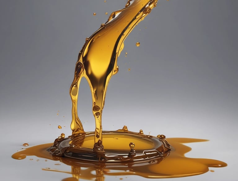 A collection of skincare products are arranged on a glossy surface. The central focus is a green tube from L'Occitane with intricate labeling. Surrounding it are a white cylindrical container and a gray tube with blue accents. In the background, a decorative green and white ceramic object and a blurred, abstract pattern add to the aesthetic.