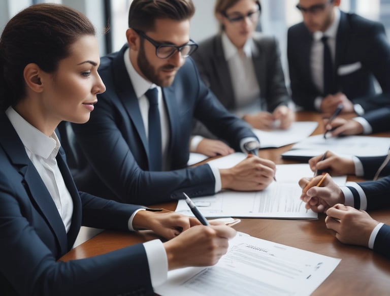 A handshake between a business owner and a government official, symbolizing partnership.