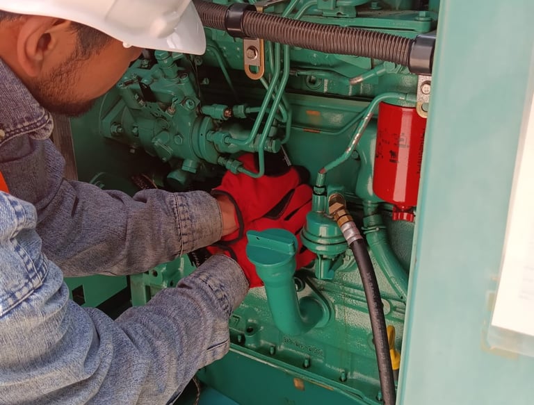 cambio de mangueras a motor