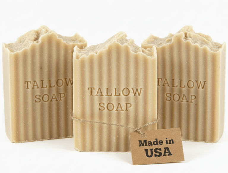 3 bars of Back2naturalness Tallow soap bars 