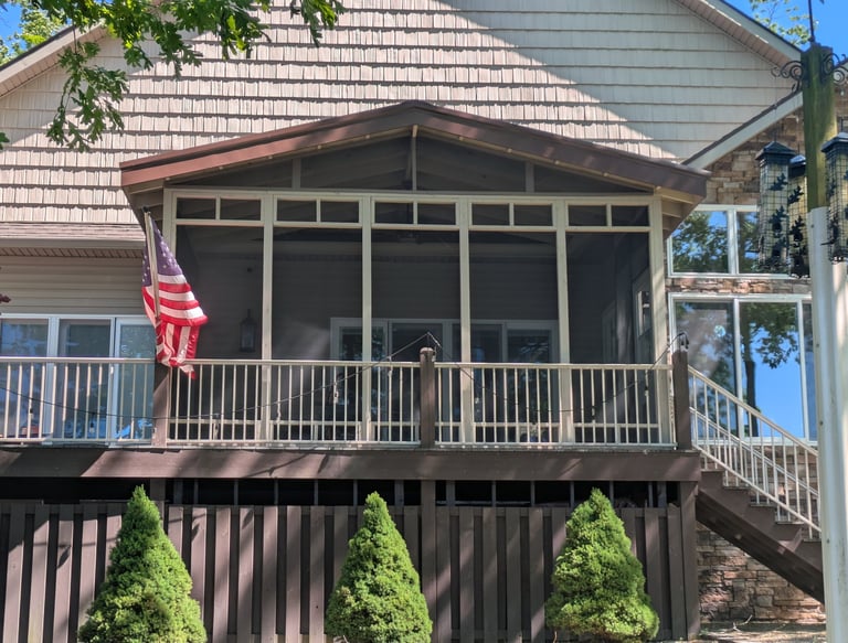 Screened in Deck