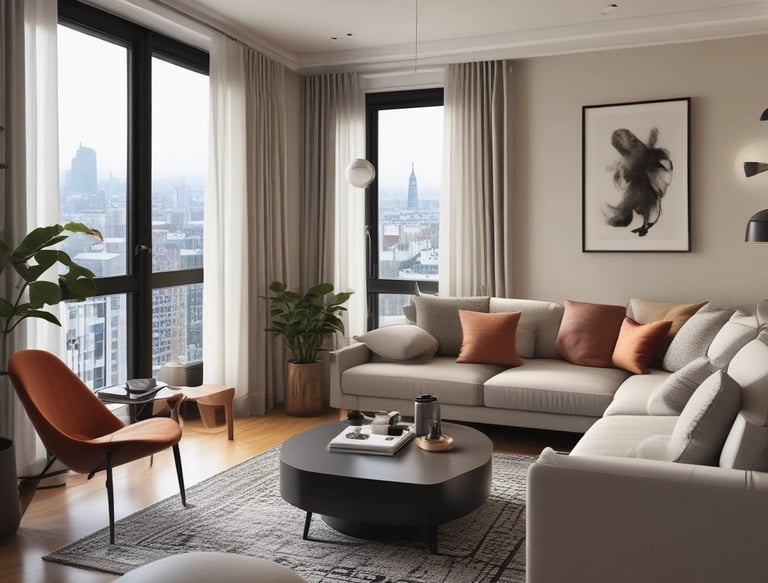 A beautifully styled rental property ready for guests.