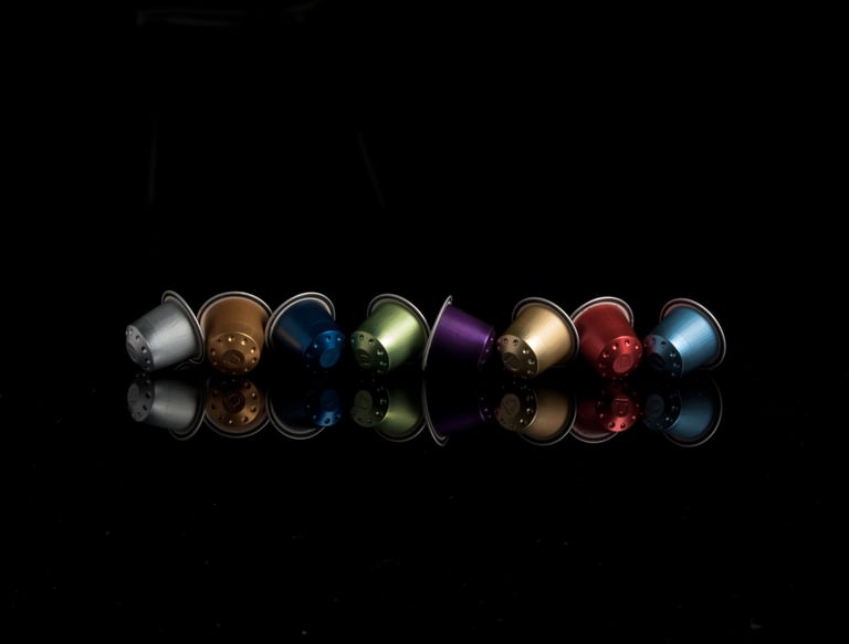 Real Coffee premium aluminum coffee pods with rich aroma