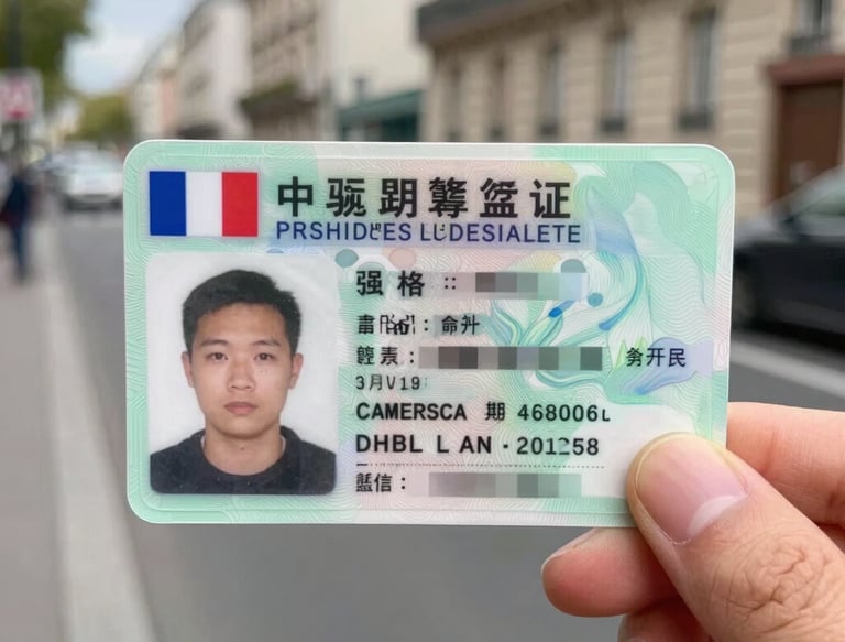 A friendly driving instructor helping a young woman prepare for her driving test in a bright classroom.