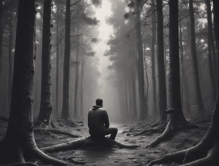 A close-up of a detailed 3D-printed paranormal device glowing softly in dim light.