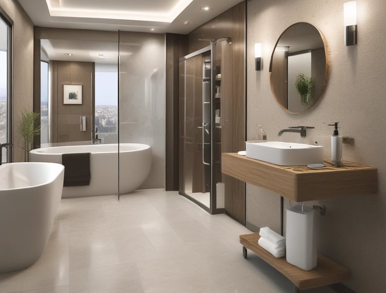 A clean and modern production line with workers packaging hygiene products.