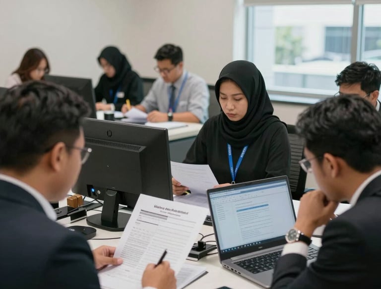 Close-up of a sleek smartphone displaying a smart assistant chat interface with futuristic blue and gold accents.
