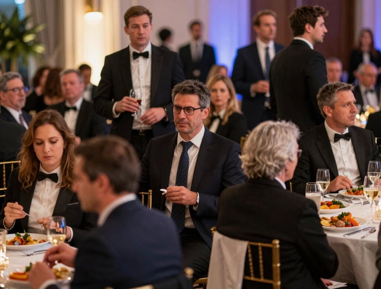 Guests dancing joyfully under soft lighting at a wedding reception hosted by Milktruck Events.