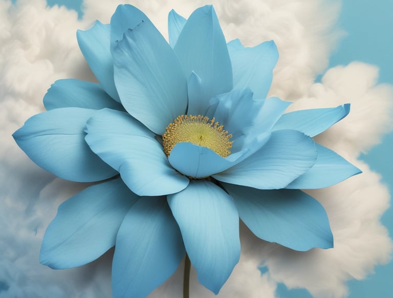 A smiling woman holding a small bouquet of vibrant flowers, radiating peace and restoration.