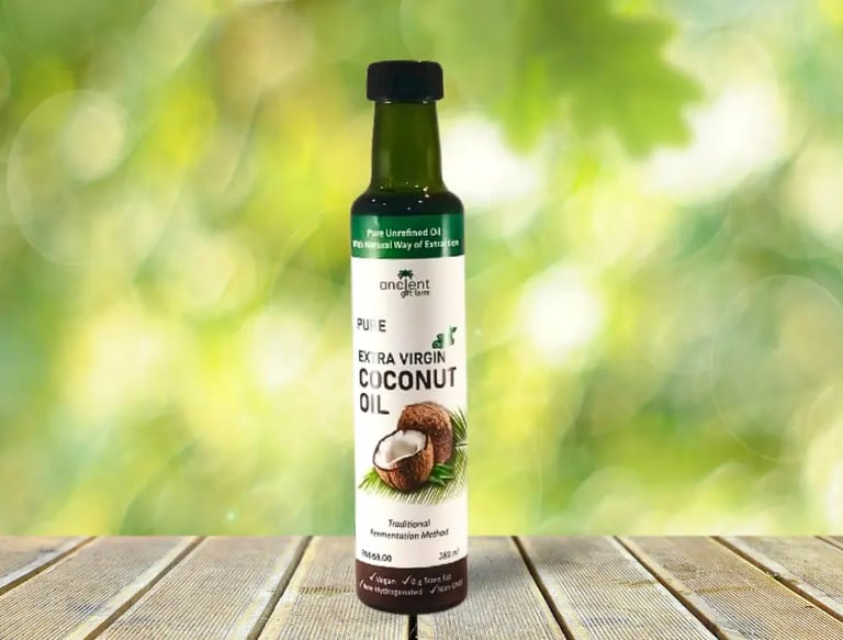 Extra Virgin Coconut Oil EVCO by Ancient Gift Farm