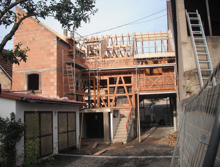 Maison en construction