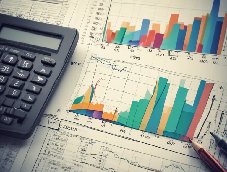 a calculator and a calculator on a desk