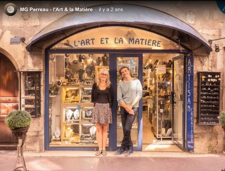 boutique  MG Perreau l'Art et la Matière à Annecy
