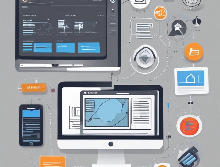 A dynamic dark-themed dashboard showcasing affiliate traffic stats and monetization options.