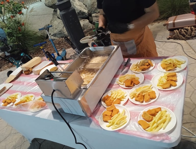 chiken nuggets , live chiken nuggets