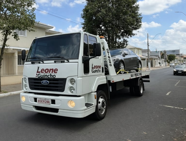 Reboque de uma carro quebrado na Samambaia e levado para Ceilândia