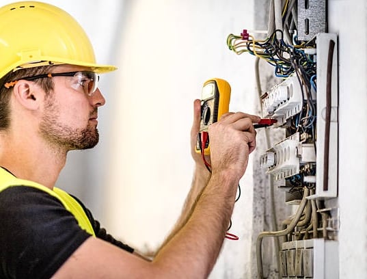 A competent electrician performing general electric work