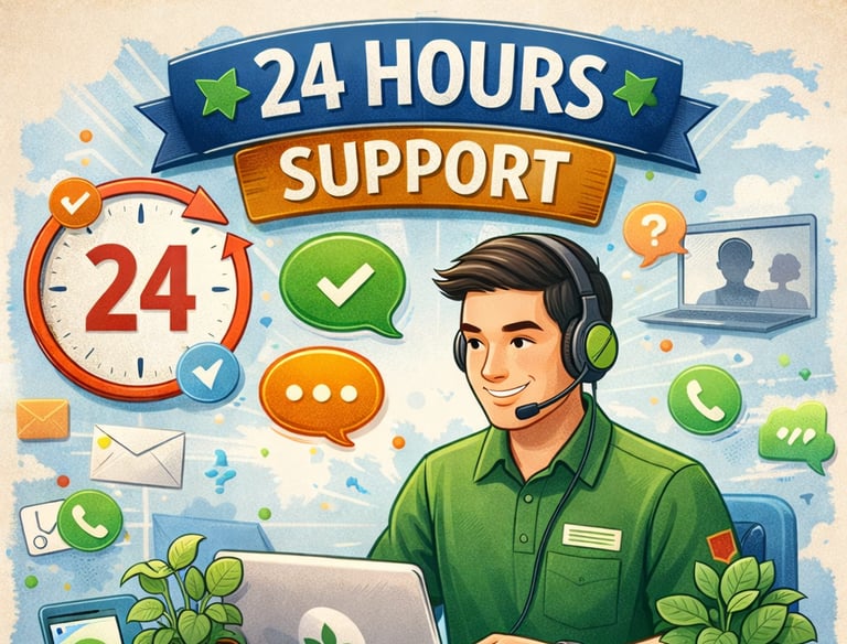 24 hours customer support service for Hoya plant buyers worldwide