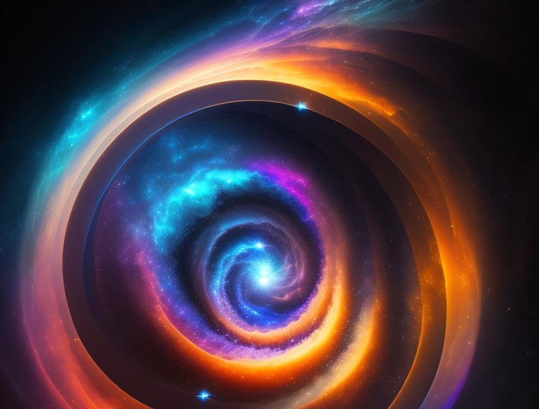 spirale lumineuse colorée. psycho-voyage avec christophe meunier à nantes thérapeute