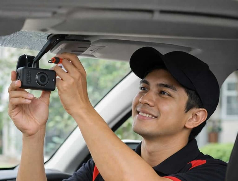 pasang dashcam rumah di bekasi