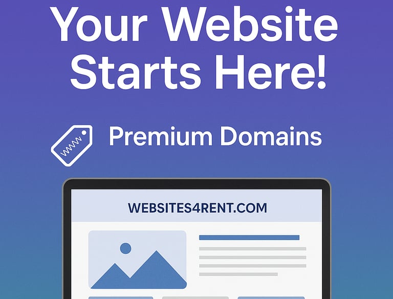 a laptop computer with a website hosting sign up