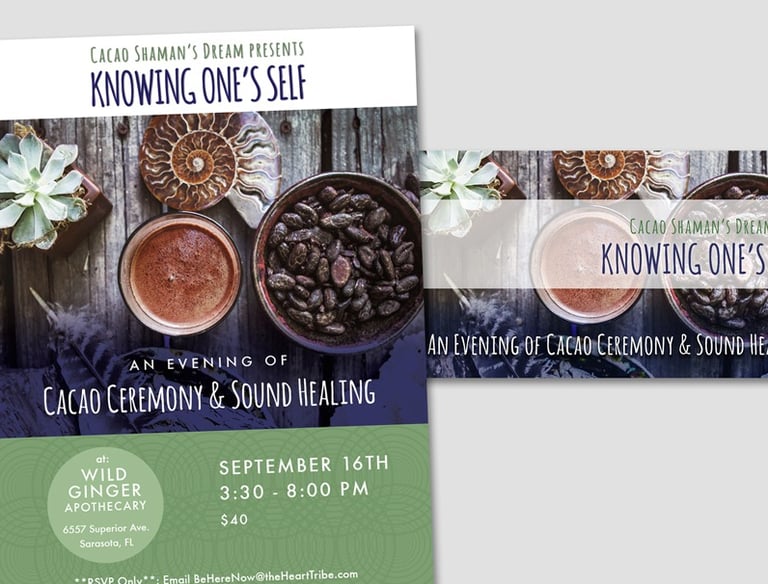 Graphic design flyer example