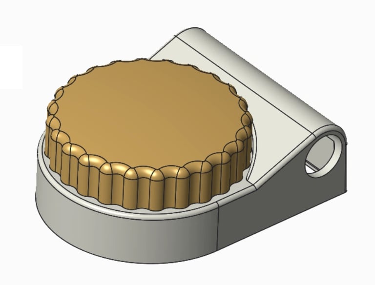 3D CAD design of a mechanical product created in CAD software