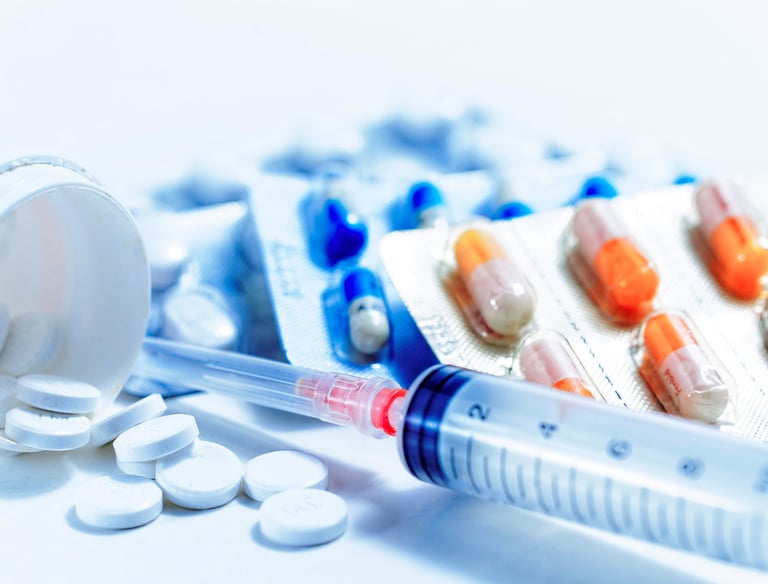 a syll with pills and pills on it