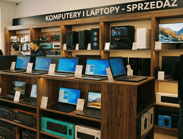 Sprzedaż komputerów, laptopów, urządzeń - na zamówienie