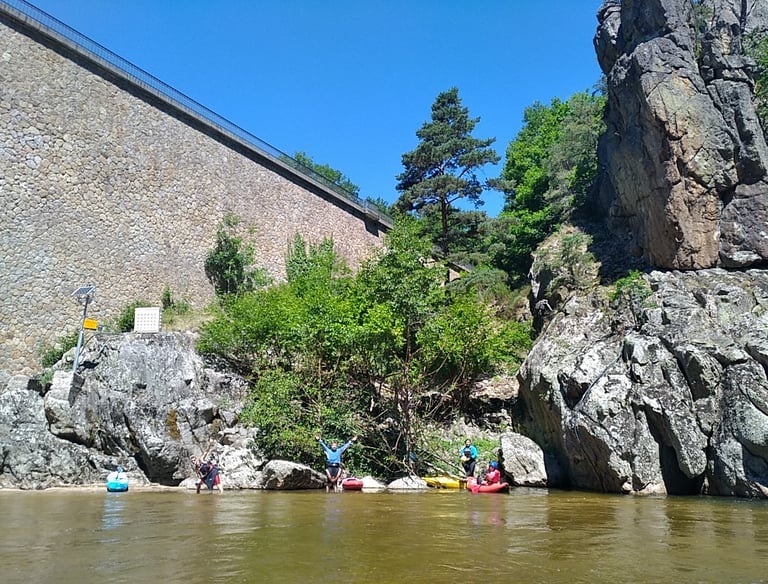 itinérance Allier canoë kayak rivière gorges chapeauroux alleyras monistrol