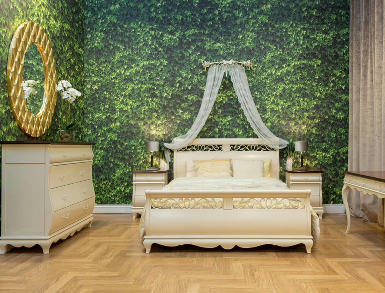 HotelArt: Νεοκλασικό Κρεβάτι με Ουρανό - Μπεζ - Ξενοδοχειακός Εξοπλισμός Κρεβάτια με Ουρανό