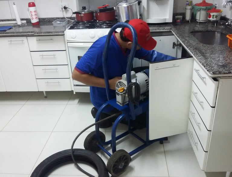 desentupimento de pia