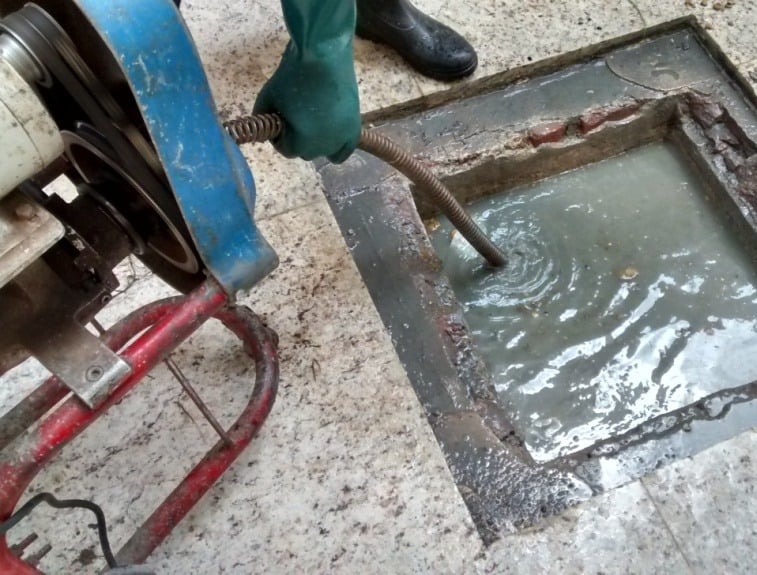 desentupimento de caixa de gordura